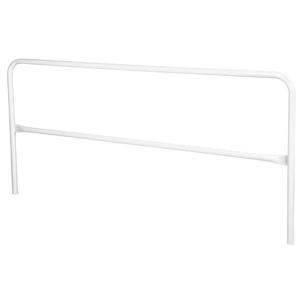 STEEL PIPE SAFETY RAILING 120 IN LENGTH WHITE